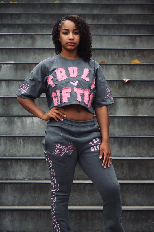 Oversized Women's Crop Top