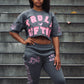 Oversized Women's Crop Top