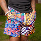 All Over Logo Mesh Shorts
