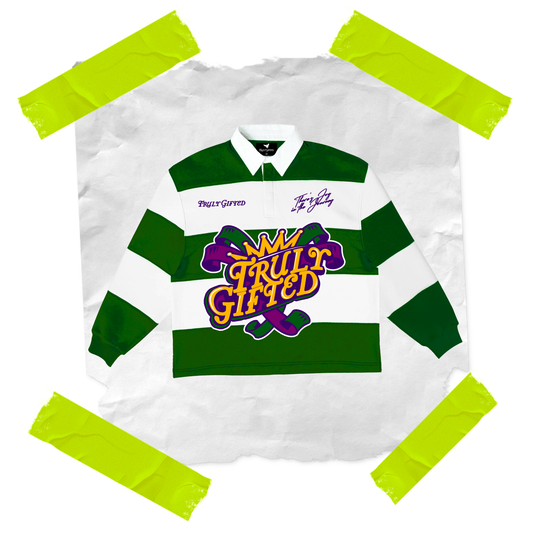 Adult & Youth Green Mardi Gras Polo