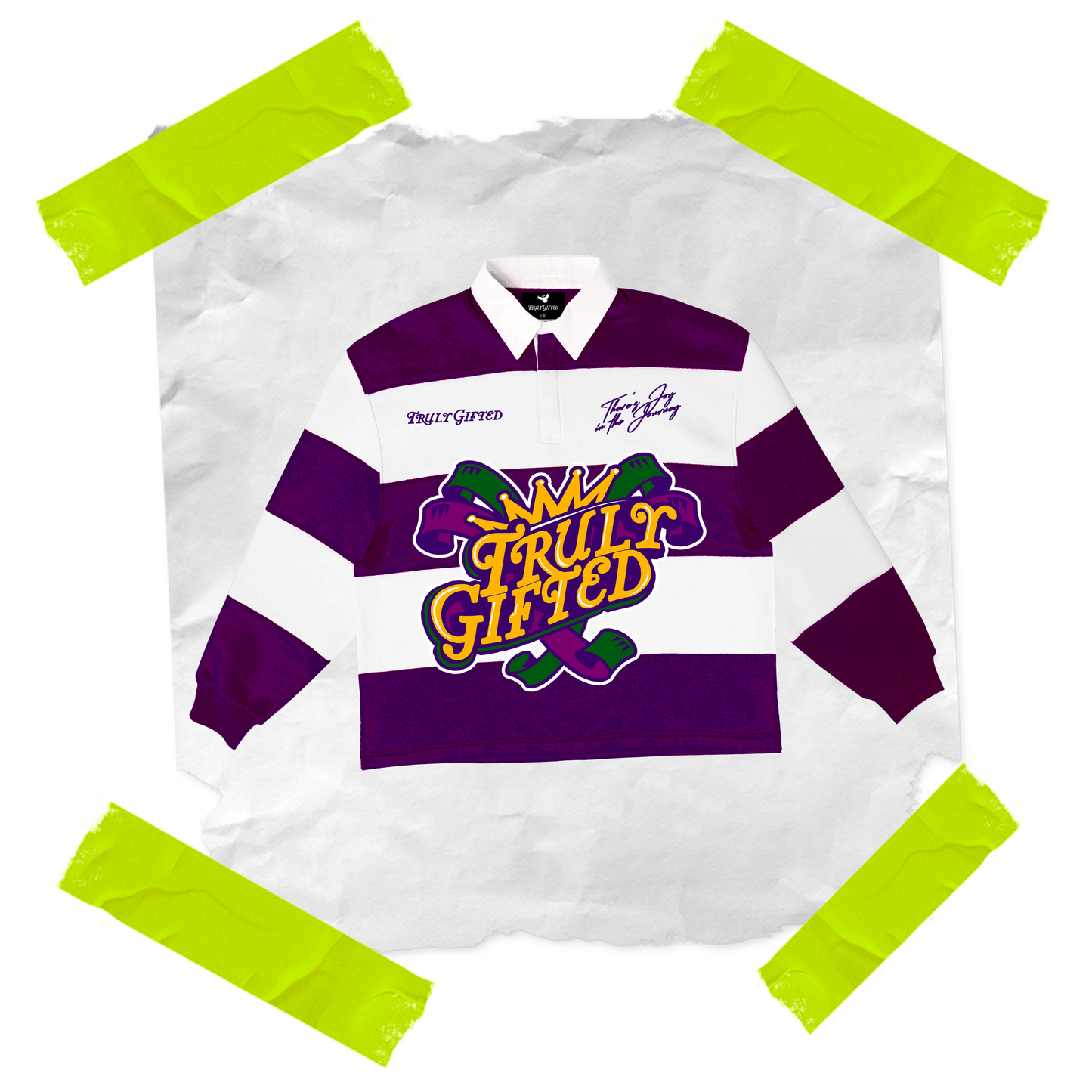 Adult & Youth Purple Mardi Gras Polo