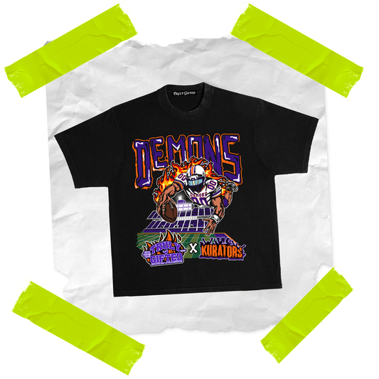 Demon Football Tee