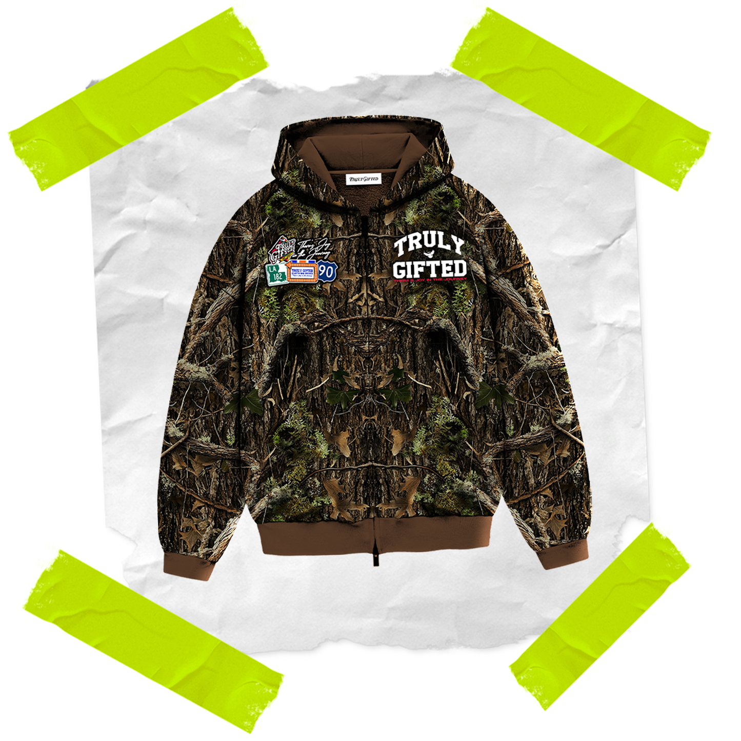 Camo Full Zip Hoodie