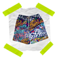 All Over Logo Mesh Shorts